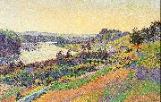 Luce, Maximilien The Seine at Herblay oil painting